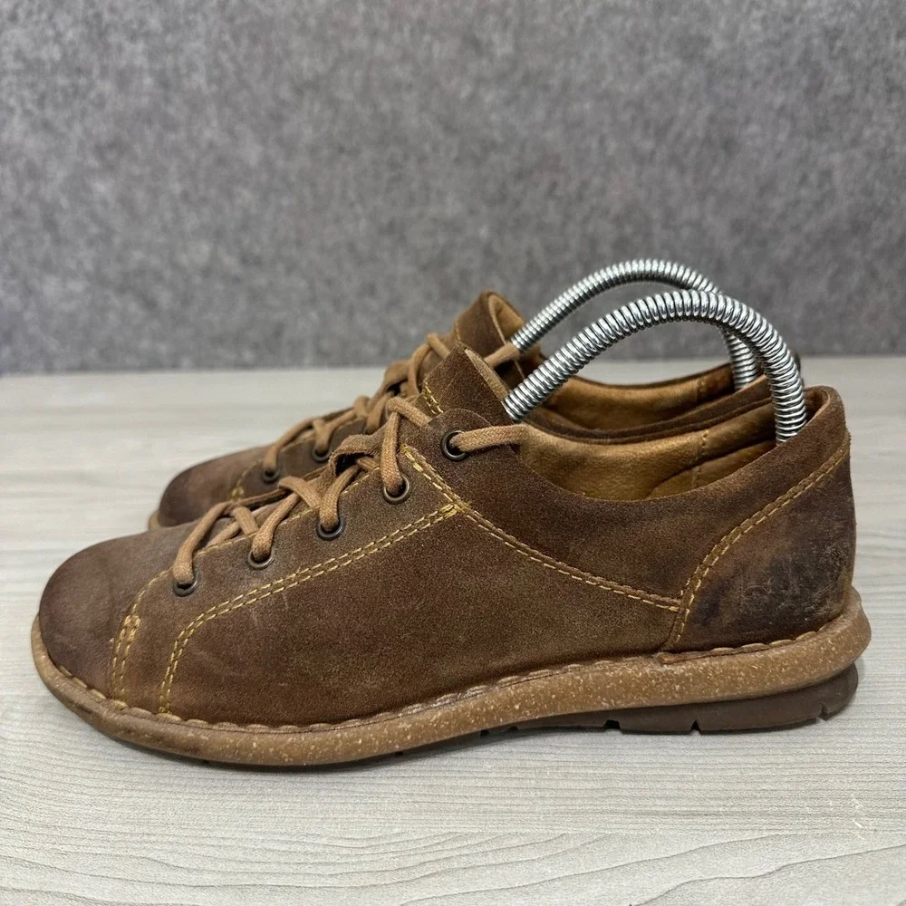 Born Trevan Lace Up Shoes Womens‎ 9 Brown Suede Leather Comfort Opanka